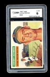 1956 Topps Baseball Card #298 Johnny Schmitz Boston Red Sox. Certified GMA