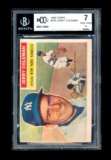 1956 Topps Baseball Card #316 Jerry Coleman New York Yankees. Certified Bec