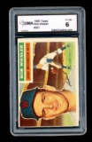 1956 Topps Baseball Card #327 Bob Wiesler Wahington Nats. Certified GMA EX-