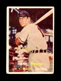 1957 Topps Baseball Card #197 Hank Sauer New York Giants. VG-EX Condition