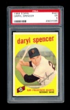 1959 Topps Baseball Card #443 Daryl Spencer San Francisco Giants. Certified