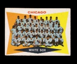 1960 Topps Baseball Card #208 Chicago White Sox Team & Checklist 3rd Series