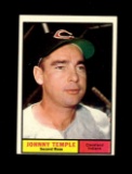 1961 Topps Baseball Card #155 Johnny Temple Cleveland Indians. NM Condition