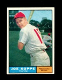 1961 Topps Baseball Card #179 Joe Koppe Philadelphia Phillies. NM Condition
