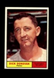 1961 Topps Baseball Card #414 Dick Donovan Washington Senators. NM Conditio