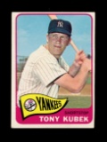 1965 Topps Baseball Card #65 Tony Kubek New York Yankees. EX Condition