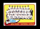 1965 Topps Baseball Card #91 Chicago Cubs Team. EX Condition