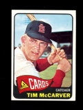 1965 Topps Baseball Card #294 Tim McCarver St Louis Cardinals. NM Condition