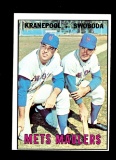 1967 Topps Baseball Card #186 Mets Maulers Kranepool-Swoboda. NM Condition