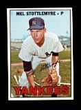1967 Topps Baseball Card #225 Mel Stottlamyre New York Yankees. NM Conditio