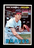 1967 Topps Baseball Card #267 Don Schwall Atlanta Braves. NM Condition