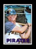 1967 Topps Baseball Card #510 Hall of Famer Bill Mazeroski Pittsburgh Pirat