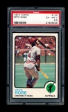 1973 Topps Baseball Card #130 Pete Rose Cincinnati Reds. Certified PSA EX-M