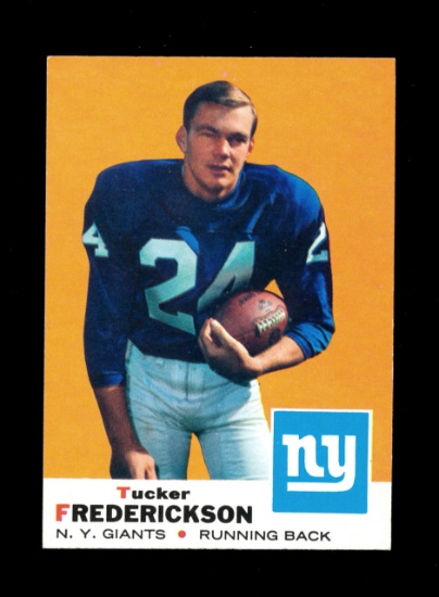 1969 Topps Football Card #15 Tucker Fredrickson New York Giants. NM+ Condit