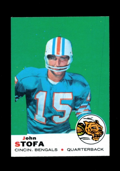 1969 Topps Football Card #48 John Stofa Cincinnati Bengals. NM+ Condition.