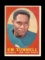 1958 Topps Football Cards #42 Hall of Famer Emlen Tunnell New York Giants.