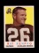 1959 Topps Football Card #37 Ray Renfro Cleveland Browns.