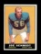 1961 Topps Football Card #36 Hall of Famer Joe Schmidt Detroit Lions.