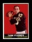 1961 Topps ROOKIE Football Card #186 Rookie Tom Flores Oakland Raiders.