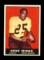 1961 Topps ROOKIE Football Card #194 Rookie Gene Mingo Denver Broncos.