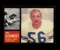1962 Topps Football Card #59 Hall of Famer Joe Schmidt Detroit Lions.