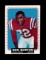 1964 Topps Football Card #4 Ron Burton Boston Patriots.