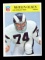1966 Philadelphia Football Card #102 Hall of Famer Merlin Olsen Los Angeles