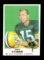 1969 Topps Football Card #215 Hall of Famer Bart Starr Green Bay Packers. N