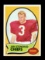 1970 Topps ROOKIE Football Cards #25 Rookie Hall of Famer Jan Stenerud Kans