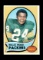 1970 Topps Football Cards #261 Hall of Famer Willie Wood Green Bay Packers.