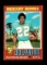 1971 Topps ROOKIE Football Card #91 Rookie Mercury Morris Miami Dolphins.
