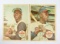 (2) 1967 Topps Pin-up Posters: Hank Aaron and Roberto Clemente