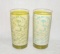 (2) 1964 Green Bay Packers Drinking Glasses With facsimile Autographs of en