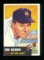 1953 Topps Baseball Card #38 Jim Hearn New York Giants.