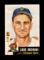 1953 Topps Baseball Card #74 Joe Rossi Pittburgh Pirates.