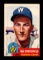 1953 Topps Baseball Card #108 Bob Porterfield Washington Senators.