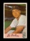1954 Bowman Baseball Card #25 Wes Westrum New York Giants.