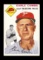1954 Topps Baseball Card #183 Earle Combs Philadelphia Phillies.