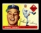 1955 Topps Baseball Card #25 Johnny Podres Brooklyn Dodgers.