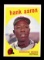 1959 Topps Baseball Card #380 Hall of Famer Hank Aaron Milwaukee Braves.