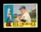 1960 Topps Baseball Card #170 Del Crandall Milwaukee Braves.