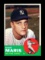 1963 Topps Baseball Card #120 Roger Maris New York Yankees.