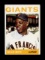 1964 Topps Baseball Card #150 Hall of Famer Willie Mays San Francisco Giant