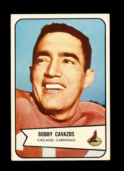 1954 Bowman Football Card #36 Bobby Cavazos Chicago Cardinals.