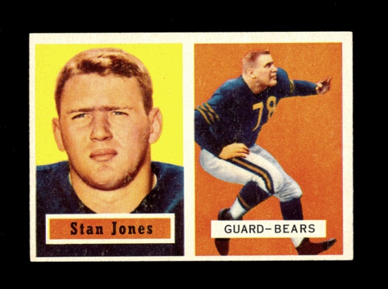 1957 Topps Football Card #96 Hall of Famer Stan Jones Chicago Bears.