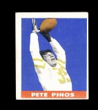 1948 Leaf ROOKIE Football Card #16 Rookie Hall of Famer Pete Pihoes Philade