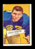 1952 Bowman Large ROOKIE Football Card #61 Rookie Hall of Famer Leslie Rich