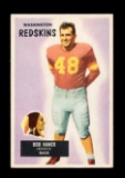 1955 Bowman Football Card #34 Robert Haner Washington Redskins.