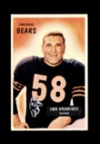 1955 Bowman Football Card #76 John Kreamcheck Chicago Bears.