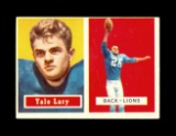 1957 Topps ROOKIE Football Card #68 Rookie Hall of Famer Yale Detroit Lions